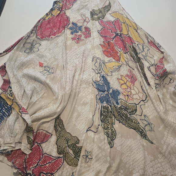 Saaksha & K Yazmin Casual Dress V-Neck Sleeveless Tie closure Size M - Picture 6 of 10